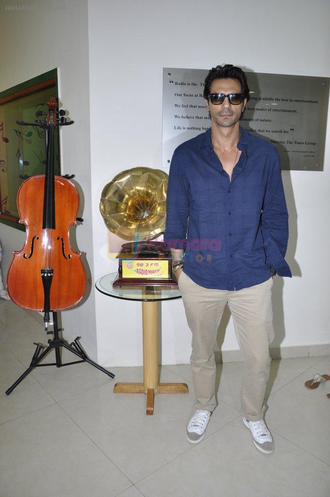 Arjun Rampal promote Inkaar on Radio Mirchi in Mumbai on 20th Dec 2012
