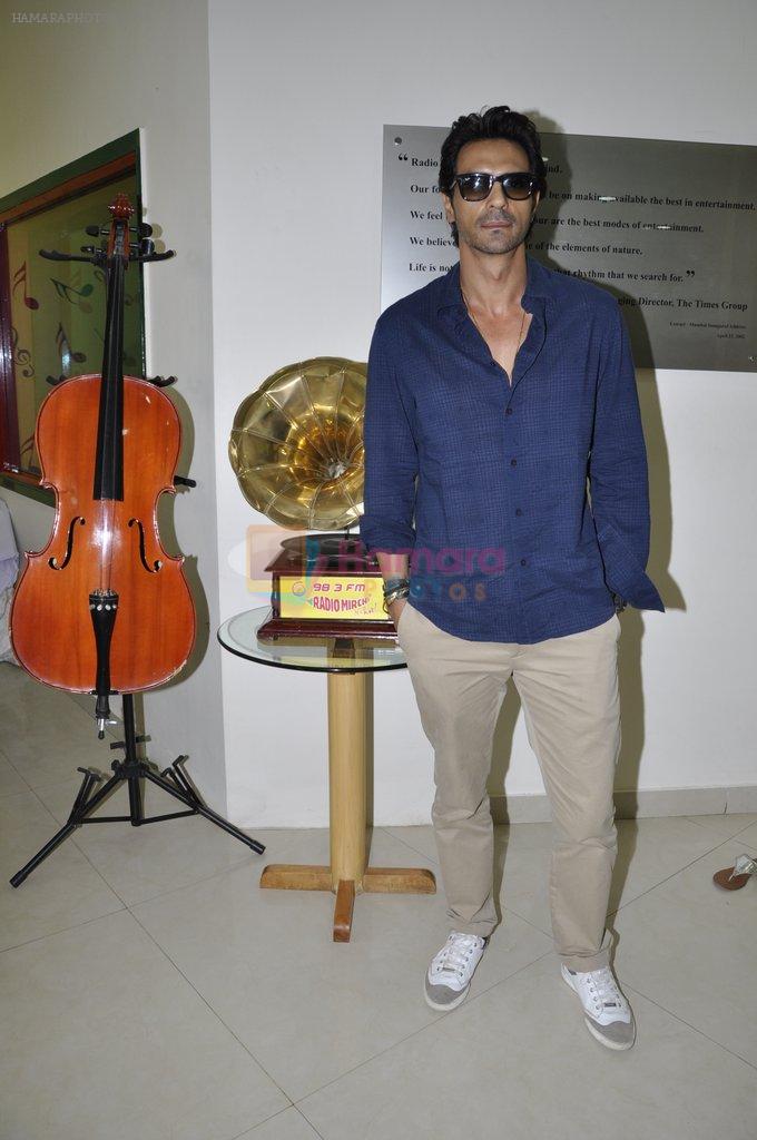 Arjun Rampal promote Inkaar on Radio Mirchi in Mumbai on 20th Dec 2012