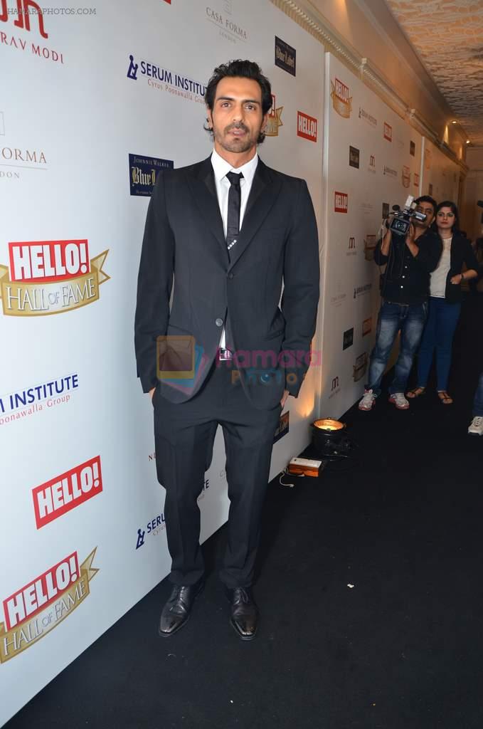 Arjun Rampal at red carpet of Hello Hall of Fame Awards in Mumbai on 27th Dec 2012