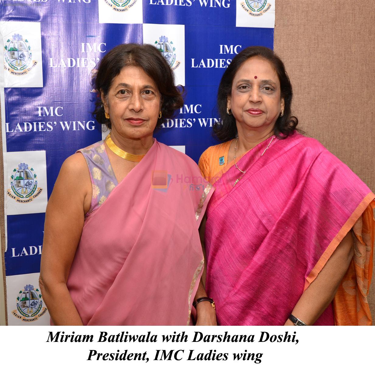 Miriam Batliwala and Darshana Doshi