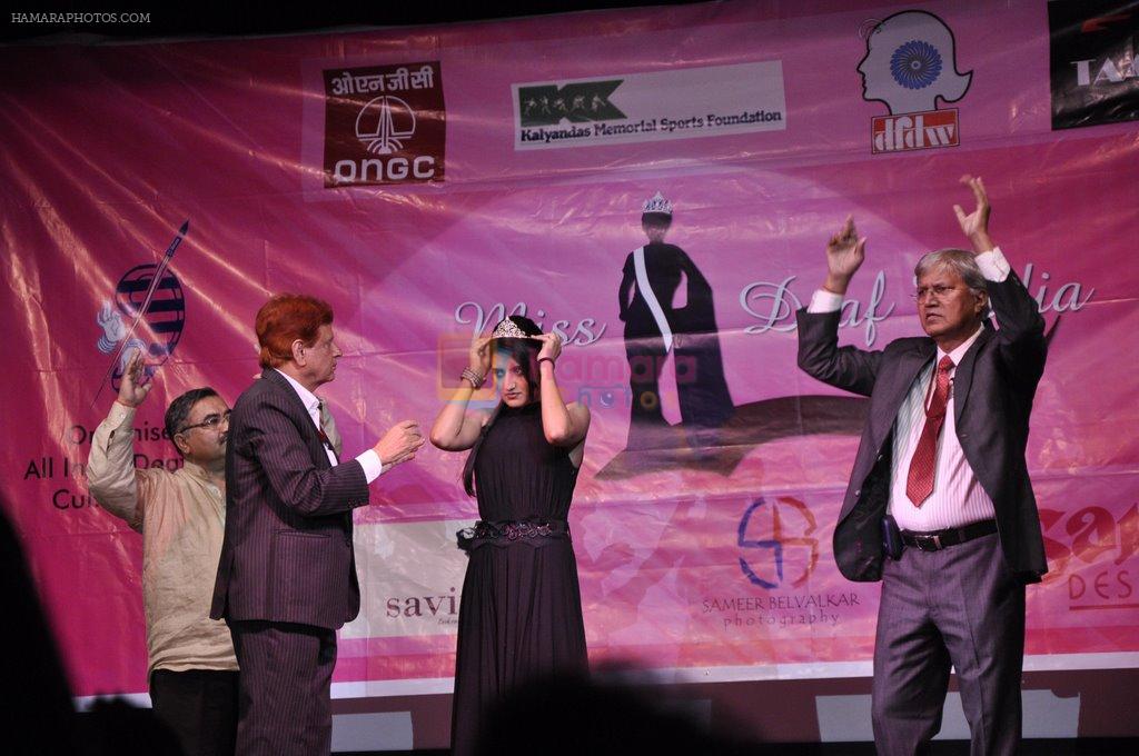 judges deaf and dumb beauty paegant in Worli, Mumbai on 30th Dec 2012