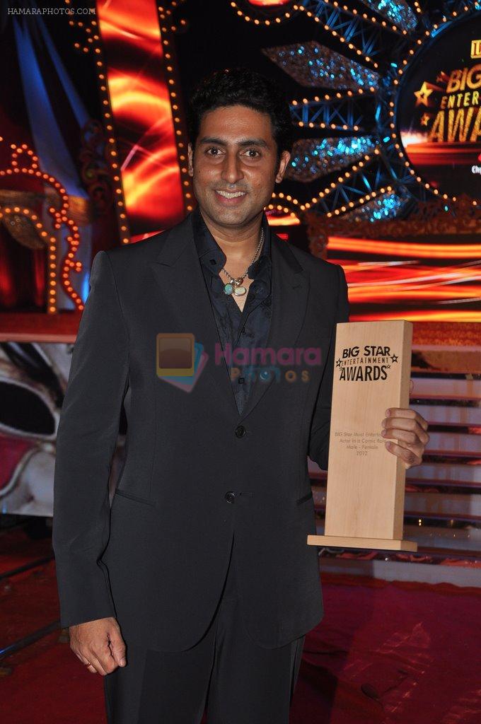Abhishek Bachchan at Big Star Awards on 16th Dec 2012