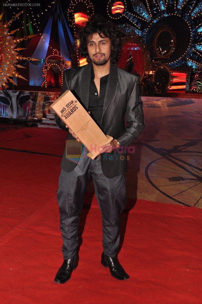 Sonu Nigam at Big Star Awards on 16th Dec 2012
