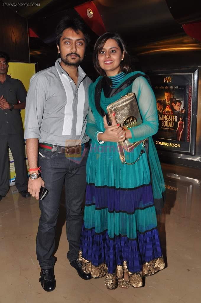 Dheeraj Deshmukh & Honey Bhagnani at Balak Palak premiere hosted by Reitesh Deshmukh in PVR, Mumbai on 2nd Jan 2013
