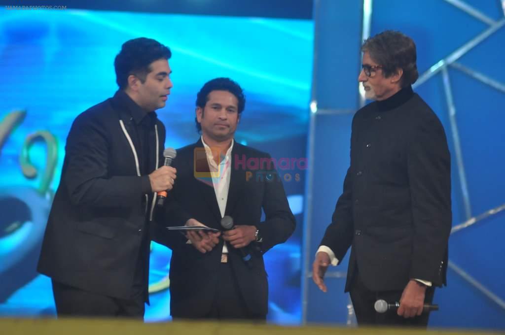 Karan Johar, Sachin tendulkar, Amitabh Bachchan at Police show Umang in Mumbai on 5th Jan 2013