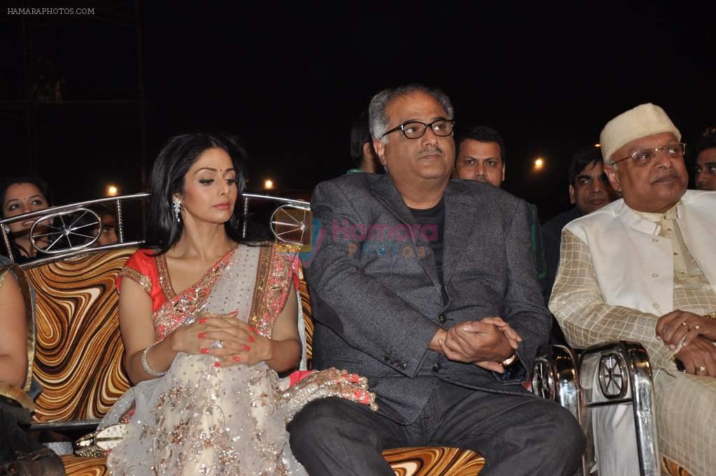 Sridevi, Boney Kapoor at Police show Umang in Mumbai on 5th Jan 2013