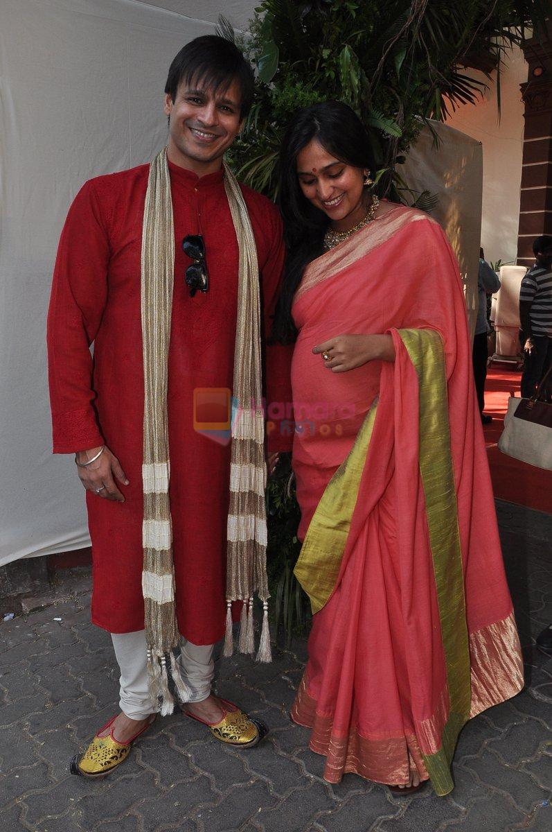 Vivek Oberoi, Priyanka Alva at Shaad Ali's Wedding in Bandra, Mumbai on 6th Jan 2013