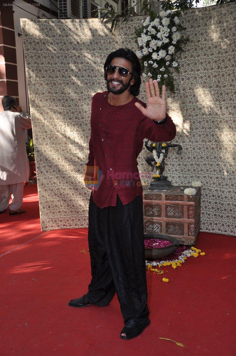 Ranveer Singh at Shaad Ali's Wedding in Bandra, Mumbai on 6th Jan 2013
