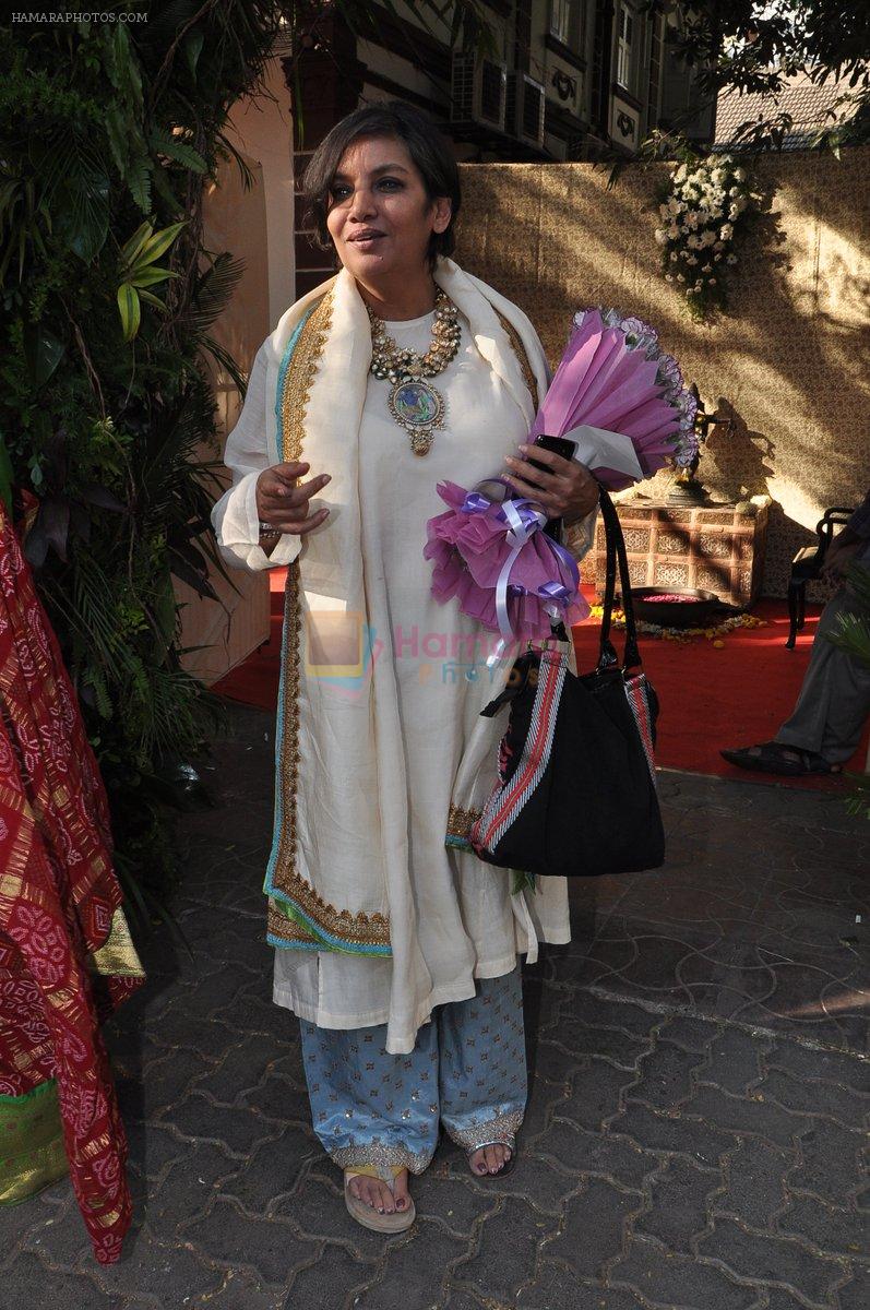 Shabana Azmi at Shaad Ali's Wedding in Bandra, Mumbai on 6th Jan 2013