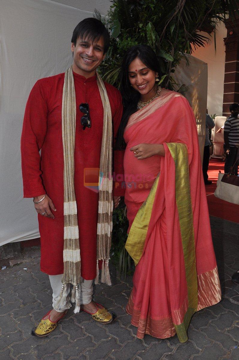 Vivek Oberoi, Priyanka Alva at Shaad Ali's Wedding in Bandra, Mumbai on 6th Jan 2013