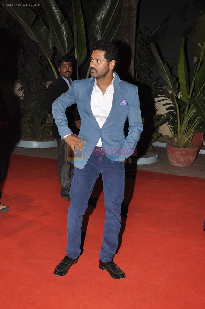 Prabhu Deva at Zee Awards red carpet in Mumbai on 6th Jan 2013
