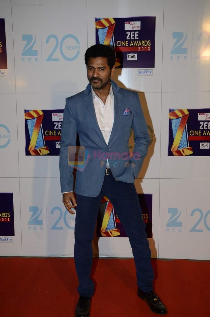 Prabhu Deva at Zee Awards red carpet in Mumbai on 6th Jan 2013,1
