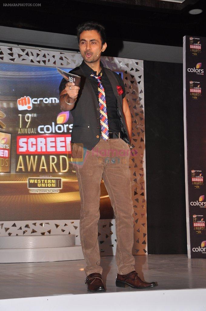 at Colors Screen awards press meet in Bandra, Mumbai on 7th Jan 2013