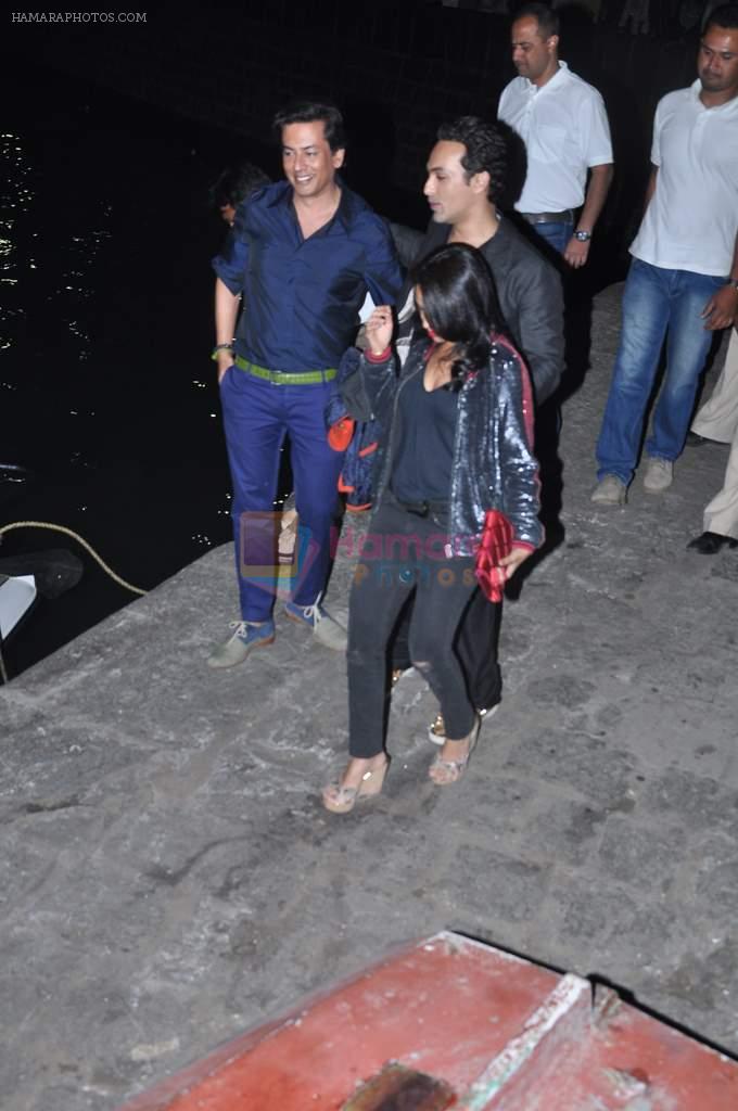 Surily Goel at Hrithik's yacht party in Mumbai on 9th Jan 2013