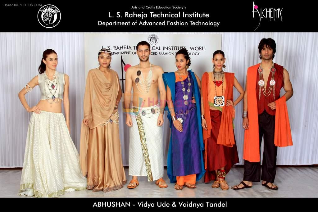 at LS Raheja Technical's Alchemy 2013 Fashion Show in Mumbai on 9th Jan 2013