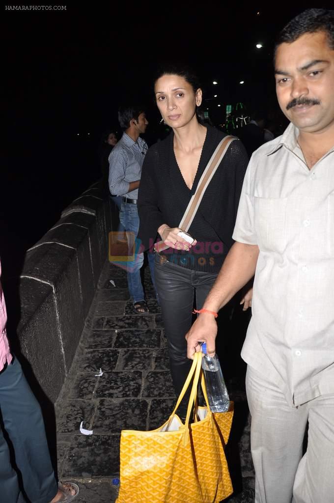 Mehr Rampal at Hrithik's yacht party in Mumbai on 9th Jan 2013