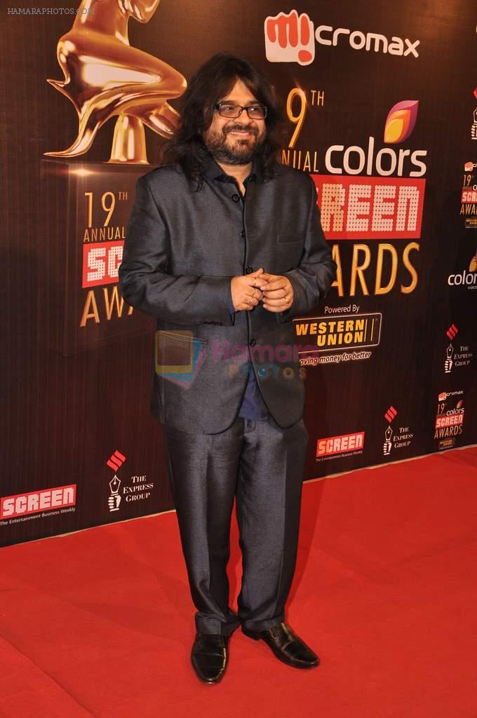 Pritam Chakraborty at Screen Awards red carpet in Mumbai on 12th Jan 2013