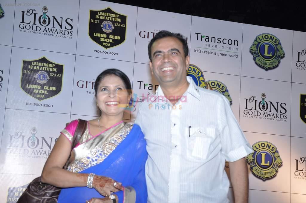at Lions Gold Awards in Mumbai on 16th Jan 2013