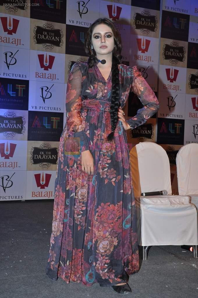 Huma Qureshi at Ekta Kapoor's Ek Thi Daayan Trailor launch in Filmcity, Mumbai on 16th Jan 2013