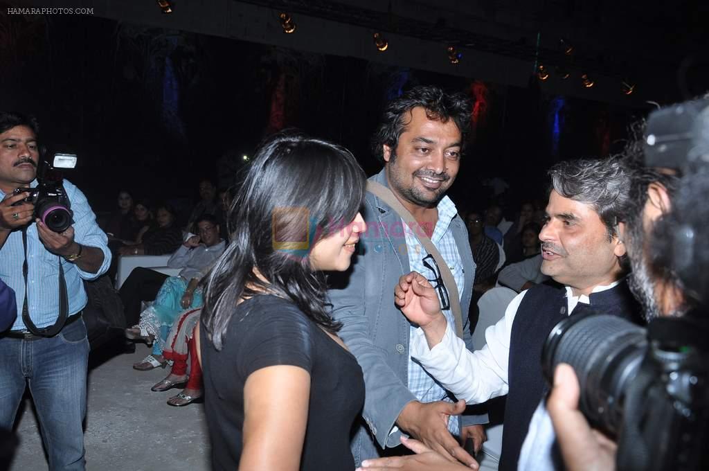 Ekta Kapoor, Anurag Kashyap, Vishal Bharadwaj at Ekta Kapoor's Ek Thi Daayan Trailor launch in Filmcity, Mumbai on 16th Jan 2013