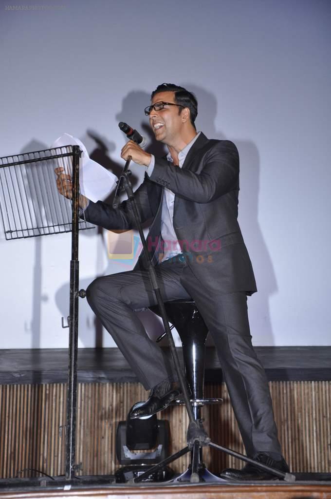 Akshay Kumar at Special 26 film music launch in Eros,  Mumbai on 16th Jan 2013