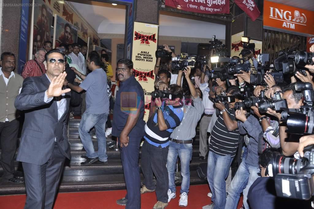 Akshay Kumar at Special 26 film music launch in Eros,  Mumbai on 16th Jan 2013