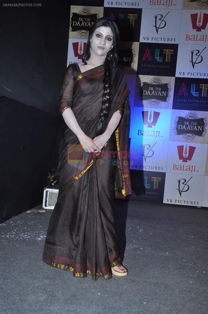Konkona Sen Sharma at Ekta Kapoor's Ek Thi Daayan Trailor launch in Filmcity, Mumbai on 16th Jan 2013