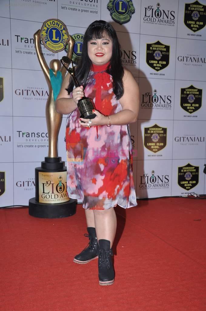 Bharti Singh at Lions Gold Awards in Mumbai on 16th Jan 2013