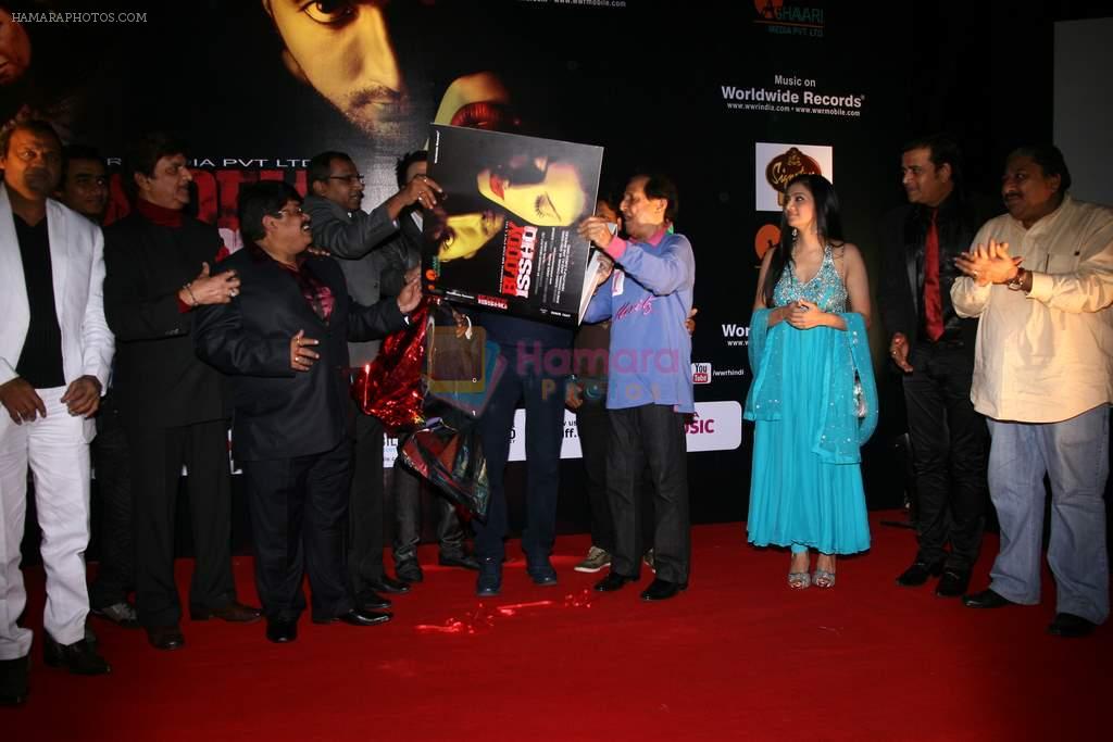 Kunal Singh, Ashok Bhadra, Akash Singh, Jeetendra, Kumaar, Sawan Kumar Tak, Shilpa Anand at the Audio release of Bloody Isshq in Mumbai on 16th Jan 2013