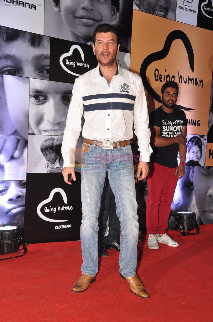 Aditya Pancholi at Being Human store launch by Salman Khan in Khar, Mumbai on 17th Jan 2013