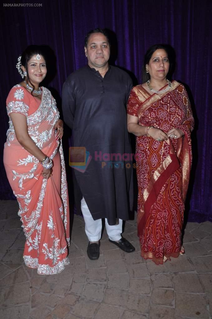 Kanchan Adhikari at Ravi and Rubaina's wedding reception in Taj Land's End, Mumbai on 18th Jan 2013