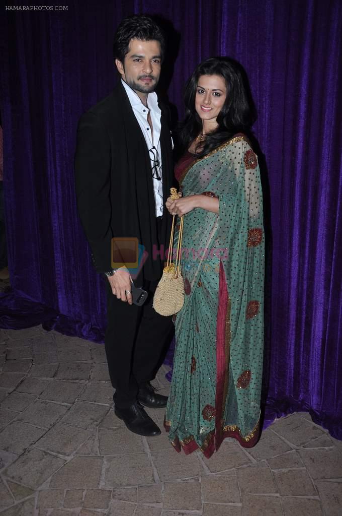 Riddhi Dogra, Rakesh Bapat at Ravi and Rubaina's wedding reception in Taj Land's End, Mumbai on 18th Jan 2013