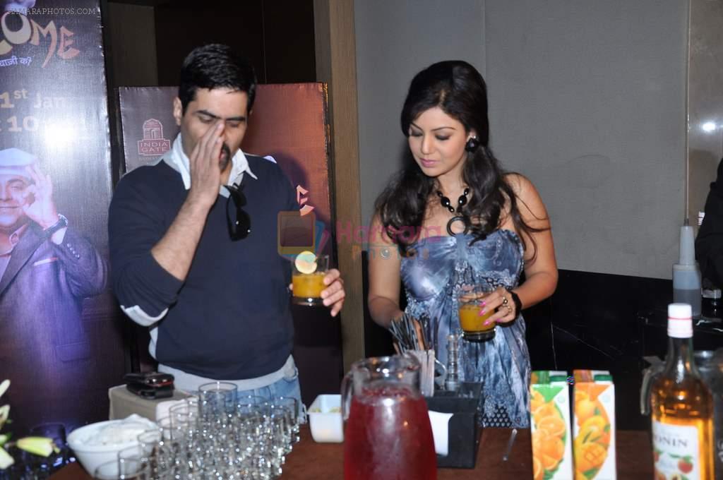 Debina Choudhary, Aman Verma at the press conference of Life OK's new reality show Welcome in Mumbai on 18th Jan 2013