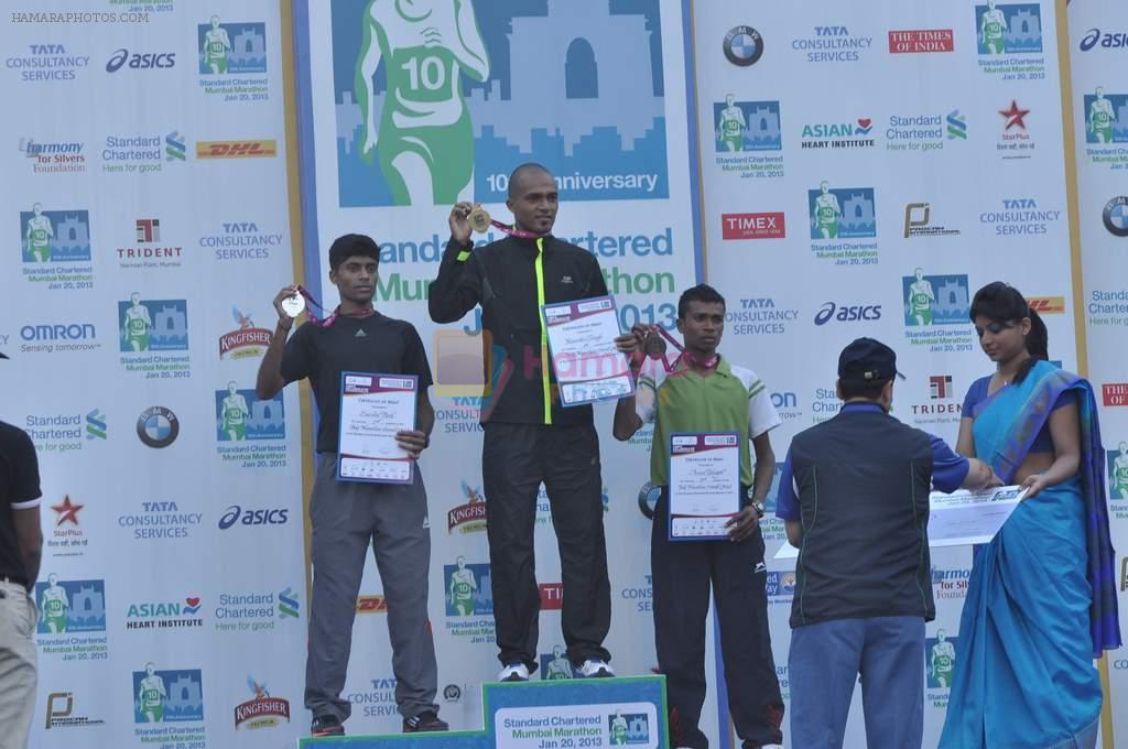 at Standard Chartered Mumbai Marathon in Mumbai on 19th Jan 2013