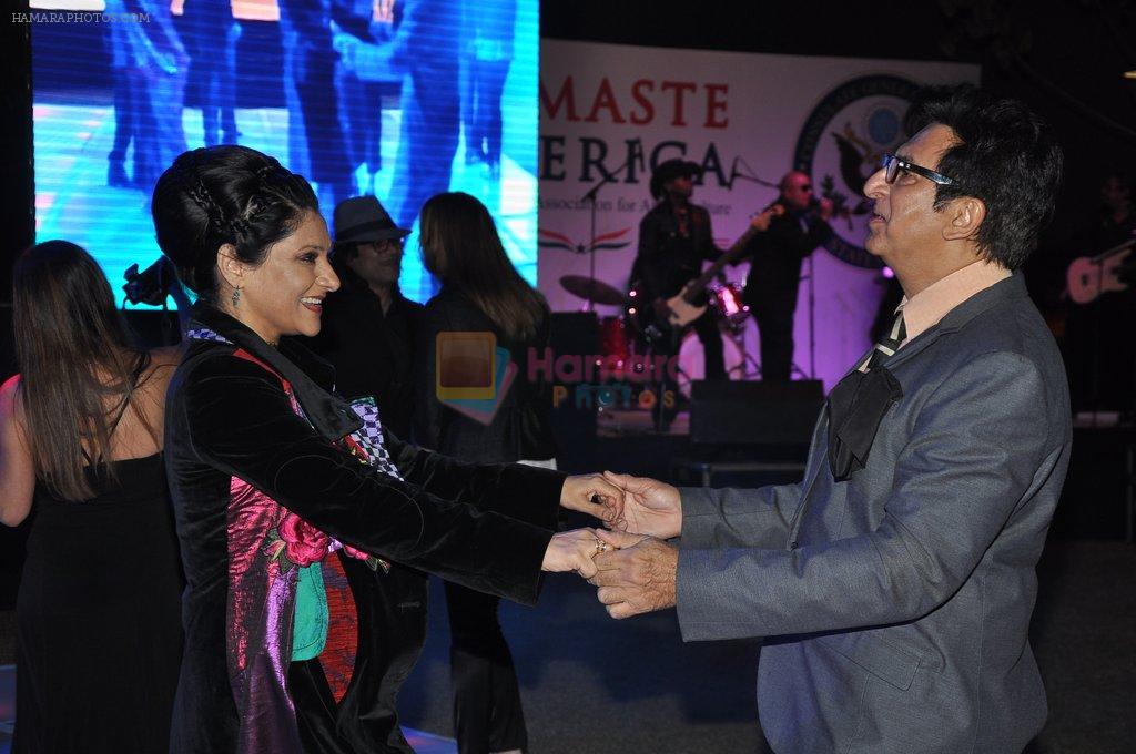 Aarti Surendranath, Kailash Surendranath  at Namastey America-Obama event in Mumbai on 21st Jan 2013