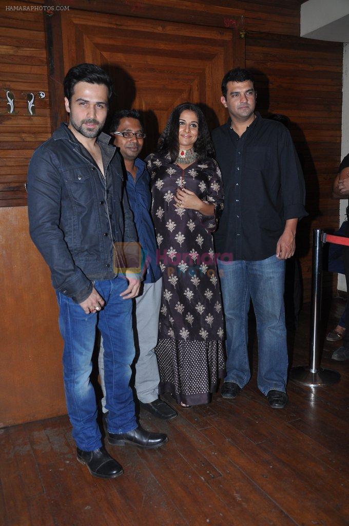 Emraan Hashmi, Vidya Balan, Siddharth Roy Kapoor, Onir at Ghanchakkar wrap up bash in Mumbai on 21st Jan 2013
