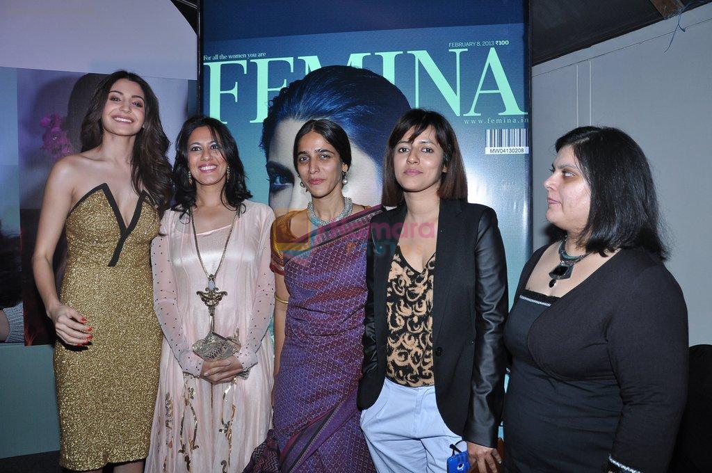 Anushka Sharma at Femina's 10 most beautiful women event in Bandra, Mumbai on 21st Jan 2013