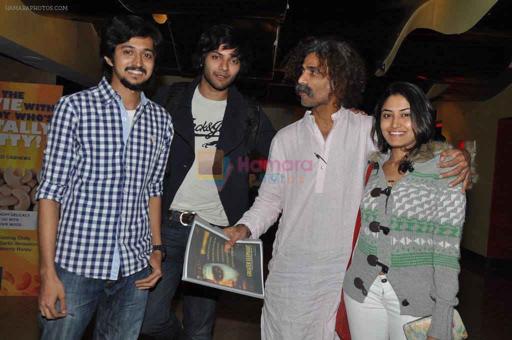 Makrand Deshpande at the Premiere of  Greater Elephant in PVR, Juhu, Mumbai on 22nd Jan 2013