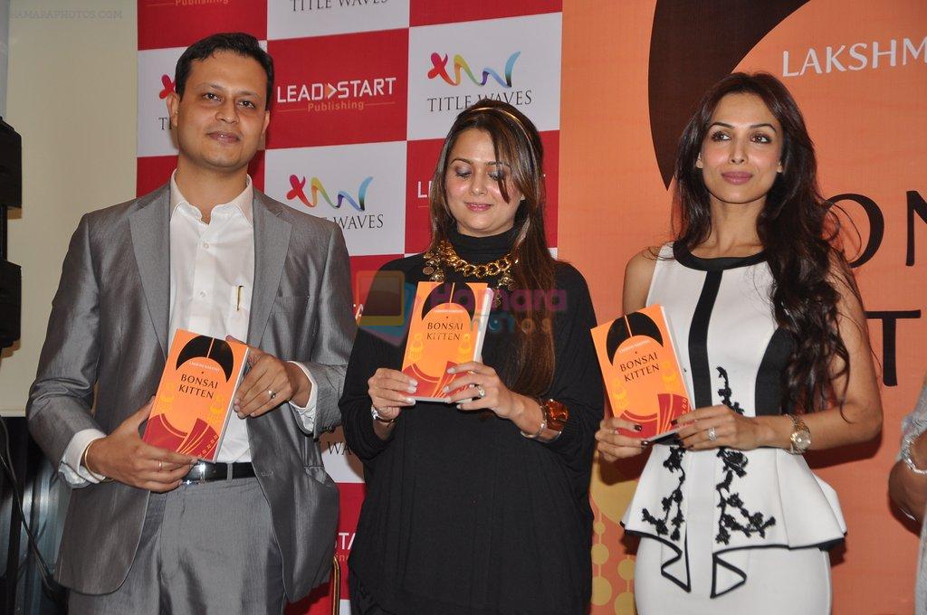 Amrita Arora, Malaika Arora Khan at Leadstart book Bonsai  Kitten Launch in Mumbai on 24th Jan 2013