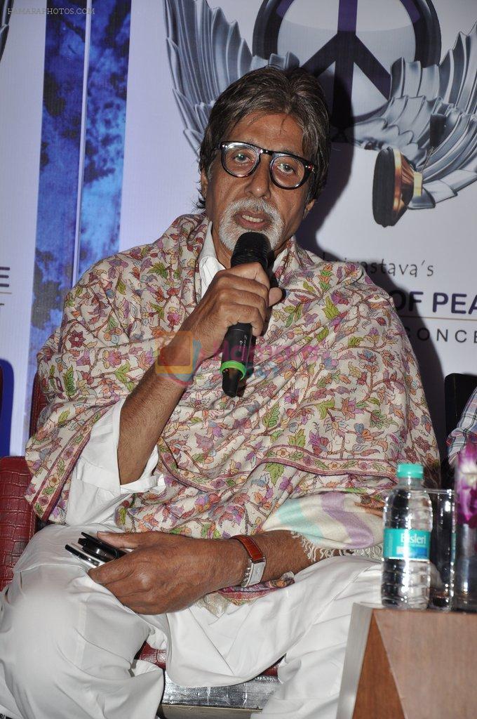 Amitabh Bachchan at Global Sound of Peace press conference in Mumbai on 24th Jan 2013