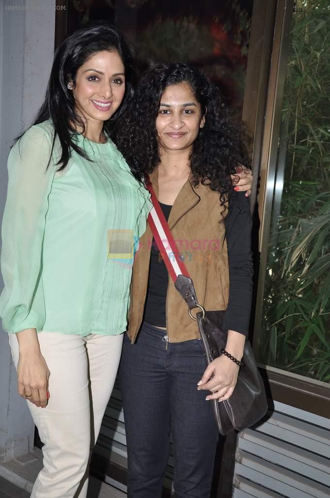 Sridevi and Gauri Shinde at Whistling Woods in Mumbai on 25th Jan 2013