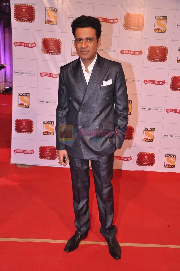 Manoj Bajpai at Stardust Awards 2013 red carpet in Mumbai on 26th jan 2013