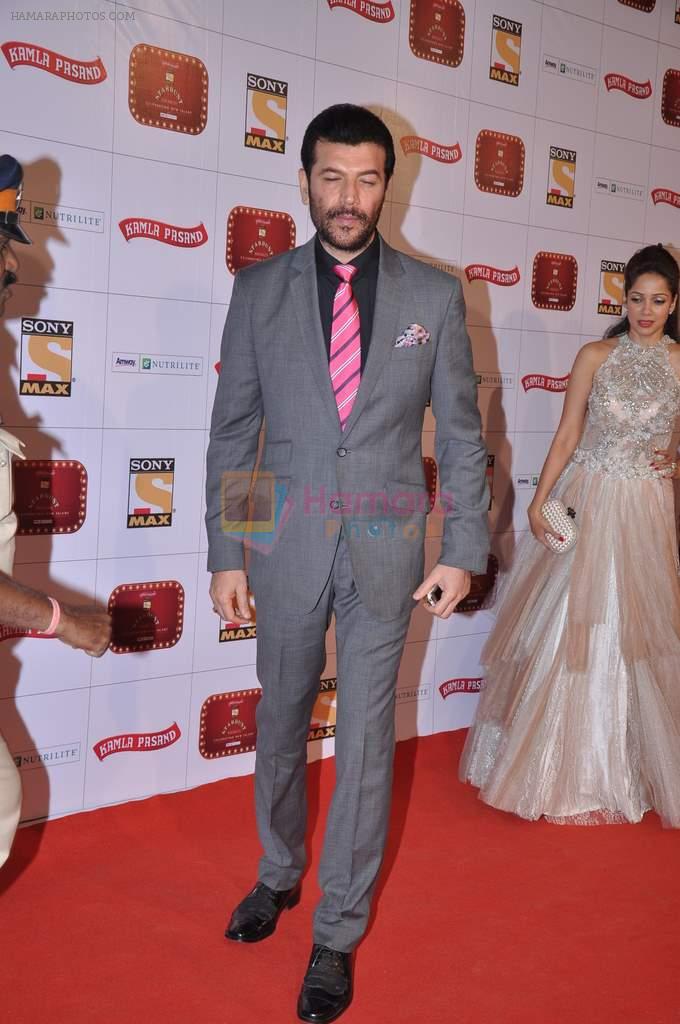Aditya Pancholi at Stardust Awards 2013 red carpet in Mumbai on 26th jan 2013