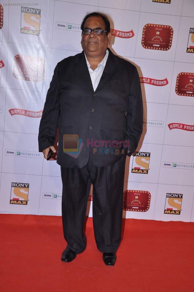 Satish Kaushik at Stardust Awards 2013 red carpet in Mumbai on 26th jan 2013