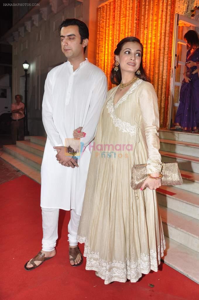 Dia Mirza at Udita Goswami weds Mohit Suri in Isckon, Mumbai on 29th Jan 2013