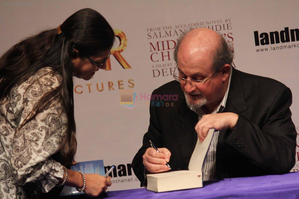 Salman Rushdie at Midnight Childrens Press Conference in NCPA, Mumbai on 29th Jan 2013