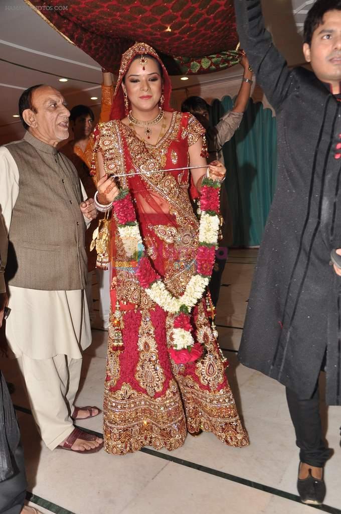 Udita Goswami at Udita Goswami weds Mohit Suri in Isckon, Mumbai on 29th Jan 2013