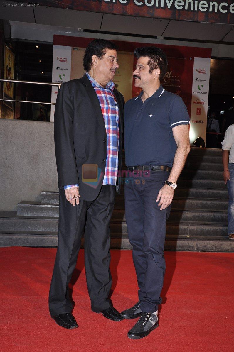 Anil Kapoor, Shatrughan Sinha at Mai Premiere in Mumbai on 31st Jan 2013