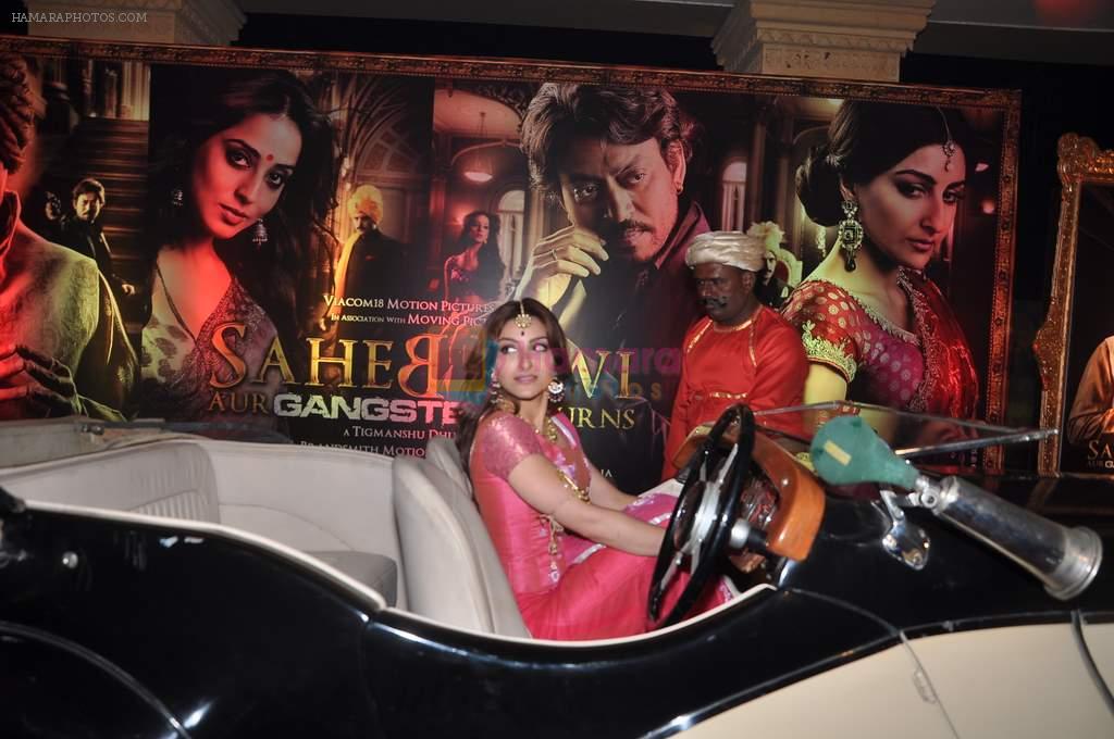 Soha ali Khan at the Trailor launch of Saheb Biwi Aur Gangster Returns in J W Marriott, Mumbai on 31st Jan 2013
