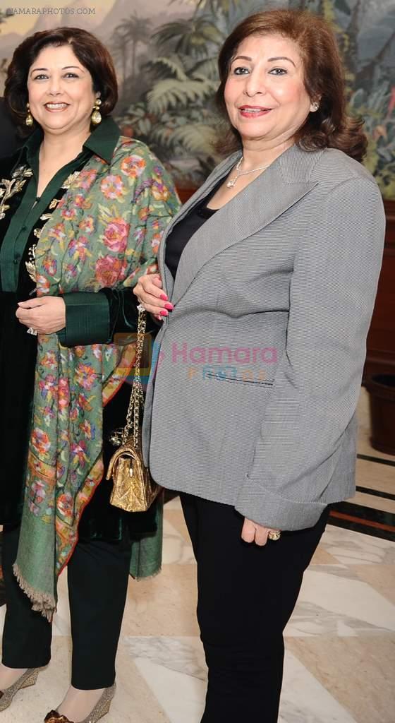 Ritu Ansal and Rani Kapur at the event SOTHEBY's PRESENTS INDIA FANTASTIQUE in The Imperial, New Delhi on 31st Jan 2013